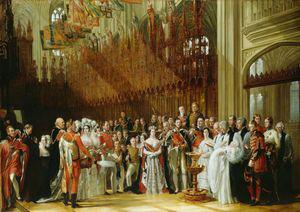 George Hayter Christening of the Prince of Wales in St.George's Chapel China oil painting art